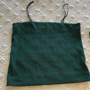 NEVER WORN GARAGE CLOTHING GREEN TANK (tags removed)